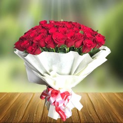100 red rose bunch