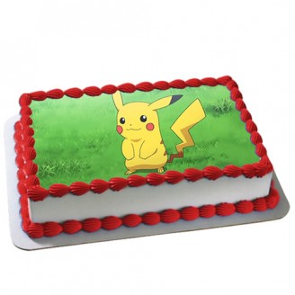 Pikachu photo cake Online Cake Delivery Delivery Jaipur, Rajasthan
