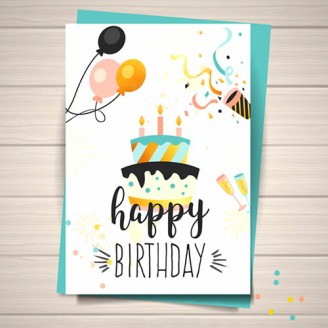 Birthday artistic greeting card Party addons Delivery Jaipur, Rajasthan