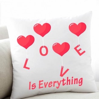 Love is everything cushion Valentine Week Delivery Jaipur, Rajasthan