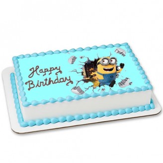The minion photo cake Online Cake Delivery Delivery Jaipur, Rajasthan