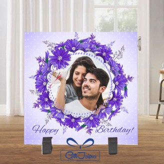 Happy birthday personalized tile Birthday Gifts Delivery Jaipur, Rajasthan