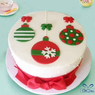 White christmas cake Christmas Gifts Delivery Jaipur, Rajasthan