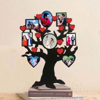 Creative wooden personalized photo tree Personalize Gift Delivery Jaipur, Rajasthan