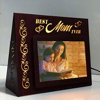Best mom ever led personalized photo frame Gift for her  Delivery Jaipur, Rajasthan