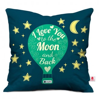 I love you to the moon and back cushion Valentine Week Delivery Jaipur, Rajasthan