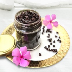Chocolate chocochip cake jar
