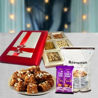 All in one gift hamper all-in-one-gift-hamper Dryfruit and Sweets Delivery Jaipur, Rajasthan
