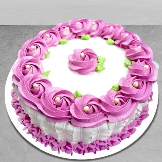 Beautiful flowery design cake Online Cake Delivery Delivery Jaipur, Rajasthan