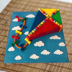 Beautiful kite theme cake