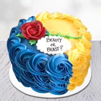 Beauty Or Beast Cake Online Cake Delivery Delivery Jaipur, Rajasthan