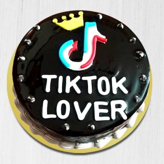 Chocolate cake for tiktok lover Online Cake Delivery Delivery Jaipur, Rajasthan