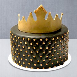 Crown cake for boys