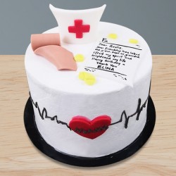 Designer doctor theme cake