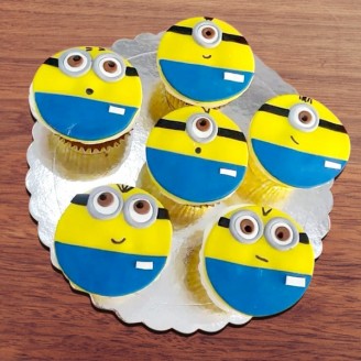 Designer minion cup cakes Cup cakes Delivery Jaipur, Rajasthan