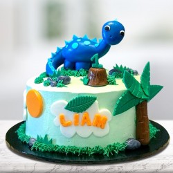 Dinosaur theme cake for kids
