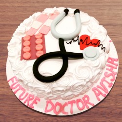Doctor themed cake