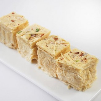 Half kg soan papdi from kanha sweets Kanha Sweets Delivery Jaipur, Rajasthan