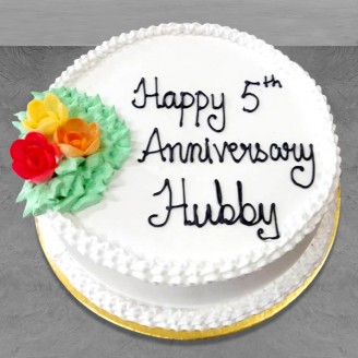 Happy anniversary cake for husband Online Cake Delivery Delivery Jaipur, Rajasthan