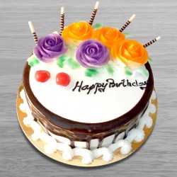 Happy birthday black forest cake