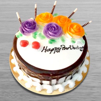 Happy birthday black forest cake Online Cake Delivery Delivery Jaipur, Rajasthan