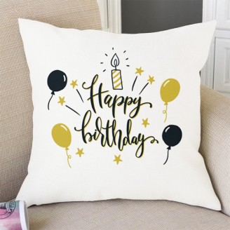 Happy birthday cushion with filler Birthday Gifts Delivery Jaipur, Rajasthan