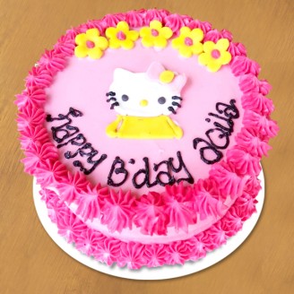 Happy birthday hello kitty cake Online Cake Delivery Delivery Jaipur, Rajasthan