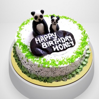 Happy birthday panda cake Online Cake Delivery Delivery Jaipur, Rajasthan