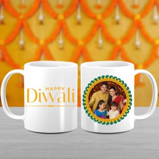 Happy diwali personalized mug Diwali Delivery Jaipur, Rajasthan