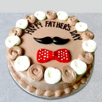 Happy father's day designer chocolate cake Gifts For Father Delivery Jaipur, Rajasthan
