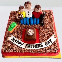 Happy fathers day chocolate cake