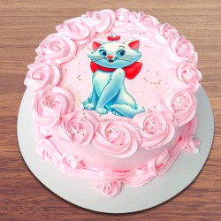 Marie kitty photo cake for girls