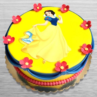 Snow White Princess Photo Cake Online Cake Delivery Delivery Jaipur, Rajasthan