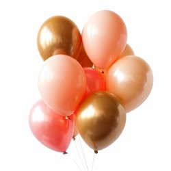 Mix color metallic helium balloon