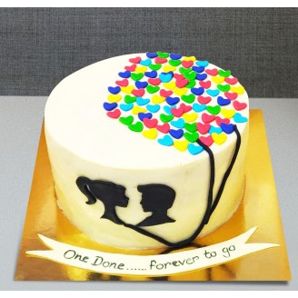 Anniversary cake for couples Online Cake Delivery Delivery Jaipur, Rajasthan