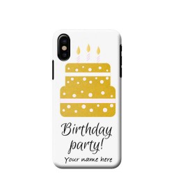 Birthday party customized mobile cover