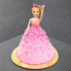Barbie doll theme cake special for girls