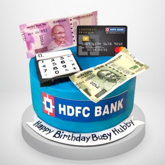 Birthday special bank theme cake Online Cake Delivery Delivery Jaipur, Rajasthan