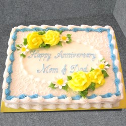 Cake for mom and dad anniversary