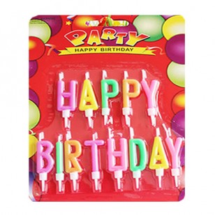 Chocolate Walnut Cake n Happy Birthday Candle 