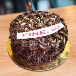 Chocolate flora cake