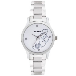 Designer silver dial women wrist watch