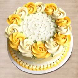 Designer floral cake
