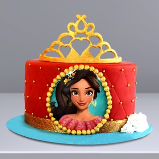 Designer princess cake for girls Online Cake Delivery Delivery Jaipur, Rajasthan