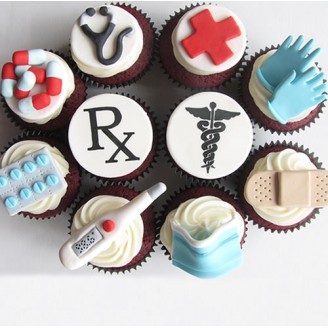 Doctors special cupcakes Doctors Day Delivery Jaipur, Rajasthan