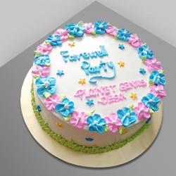 Flowery celebration cake