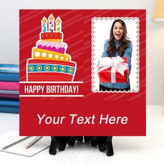 Customized happy birthday tile Customized Delivery Jaipur, Rajasthan