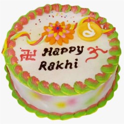 Traditional rakhi cake