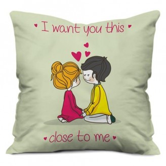 Close to me cushion with filler Mug & Cushion Delivery Jaipur, Rajasthan