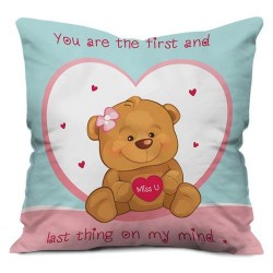 Cute Teddy cushion with filler
